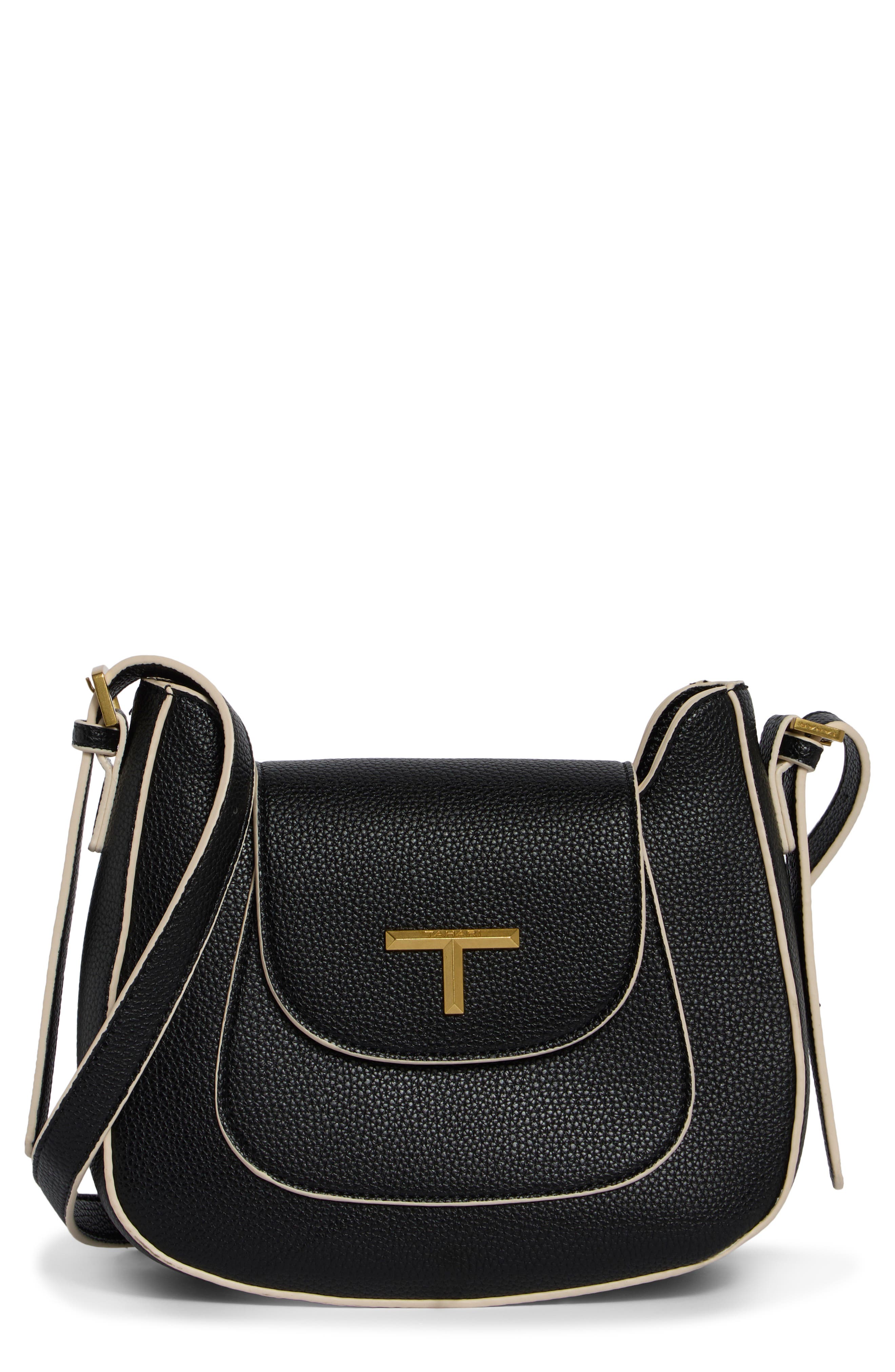 Fulton Faux Leather Crossbody Bag