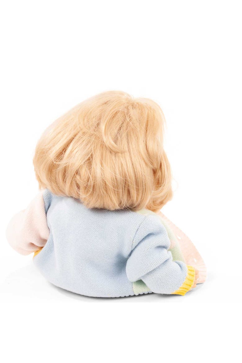 Cosy Aquini Pastel 13 Inch Bath Baby Doll, Summer Flower Sweater Outfit Toy, Alternate, color, Multicolored