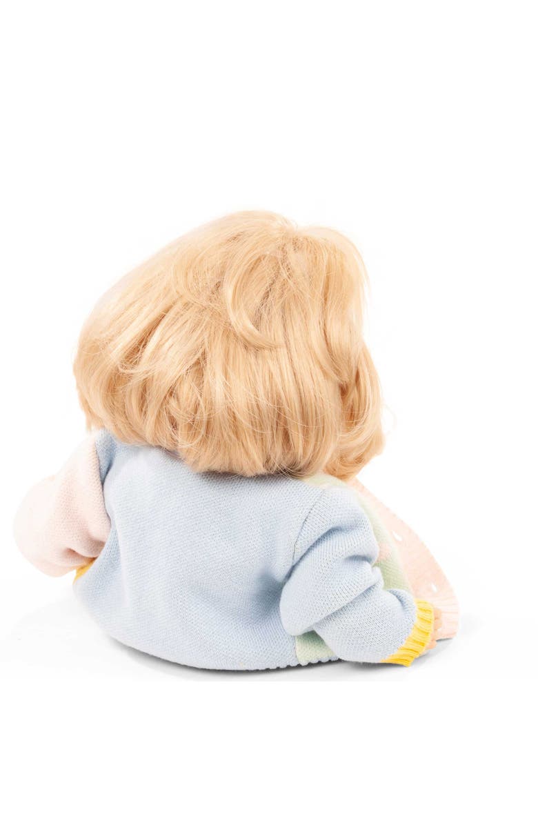 Gotz Cosy Aquini Pastel 13 Inch Bath Baby Doll, Summer Flower Sweater Outfit Toy, Alternate, color, Multicolored