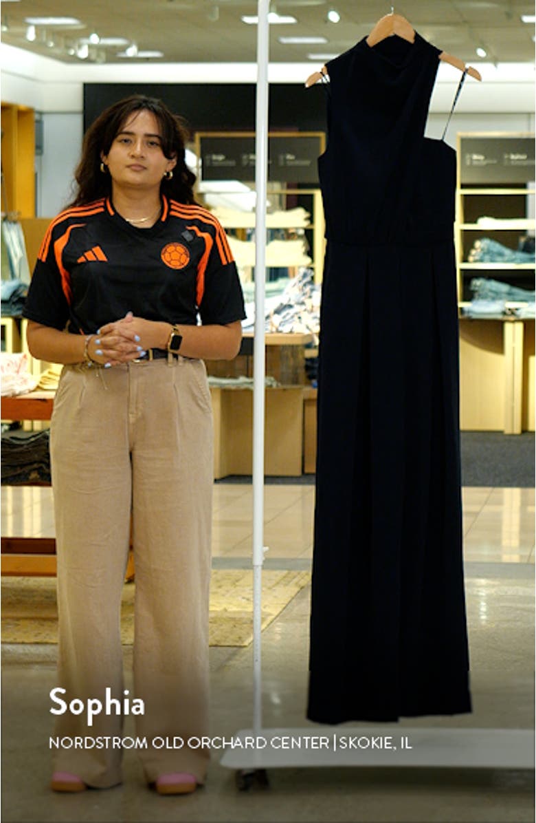 Floella Asymmetric Jumpsuit, sales video thumbnail