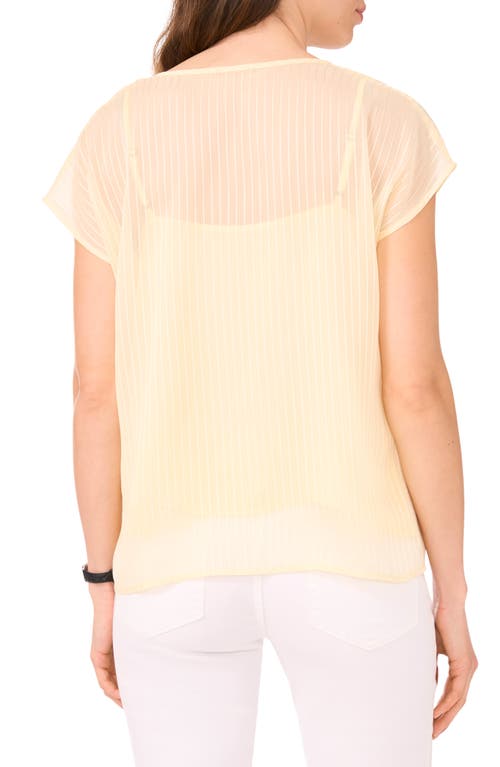 Halogenr Halogen(r) Sheer Stripe Popover Top