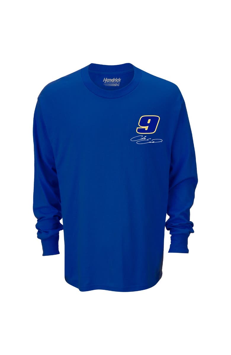 HENDRICK MOTORSPORTS TEAM COLLECTION Men's Hendrick Motorsports Team Collection Royal Chase Elliott NAPA Pit Road Long Sleeve T-Shirt, Alternate, color, 