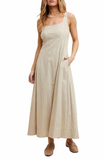 WISHLIST Strech Cotton Maxi Tank Dress