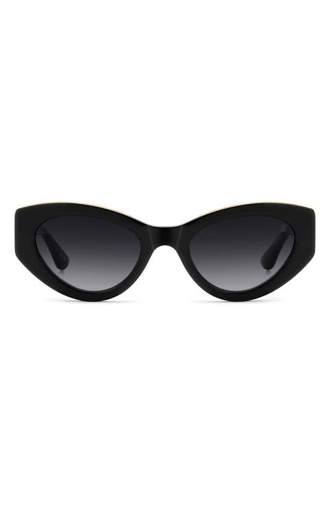 52mm Cat Eye Sunglasses