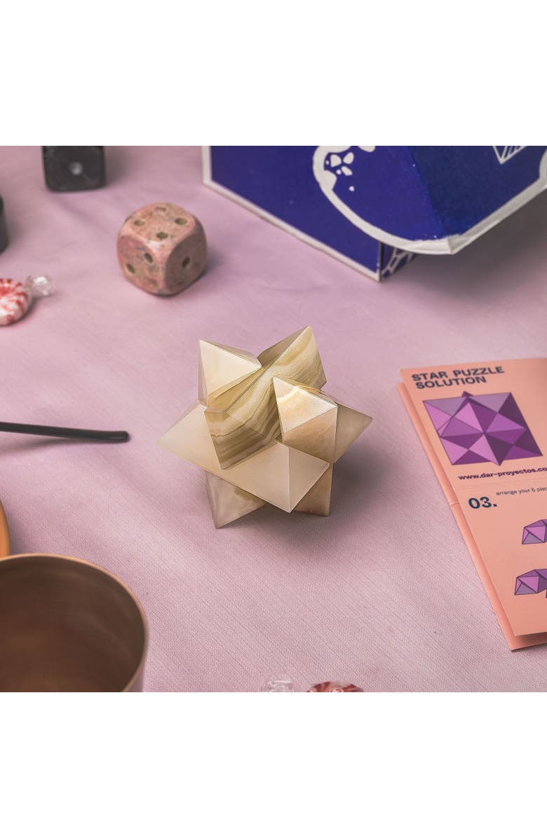 DAR PROYECTOS Burr Star Puzzle, Alternate, color, Multi