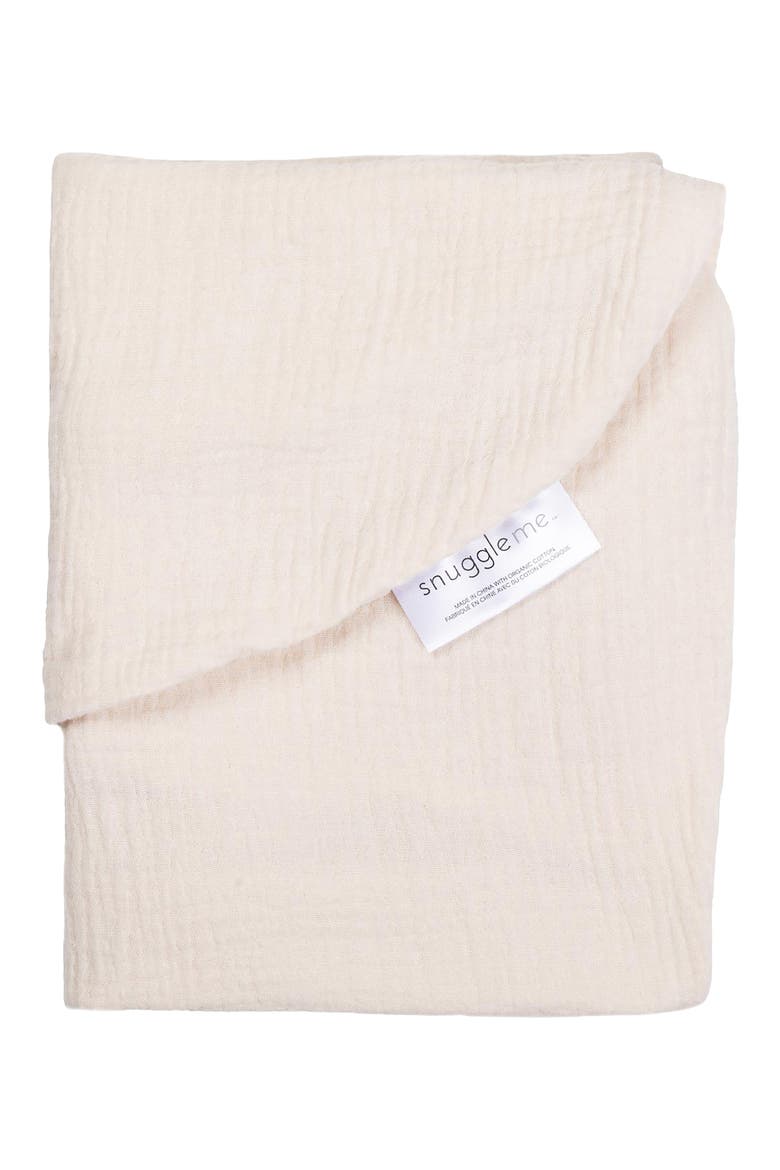 Lounger Curve Muslin Cover, Main, color, NATURAL