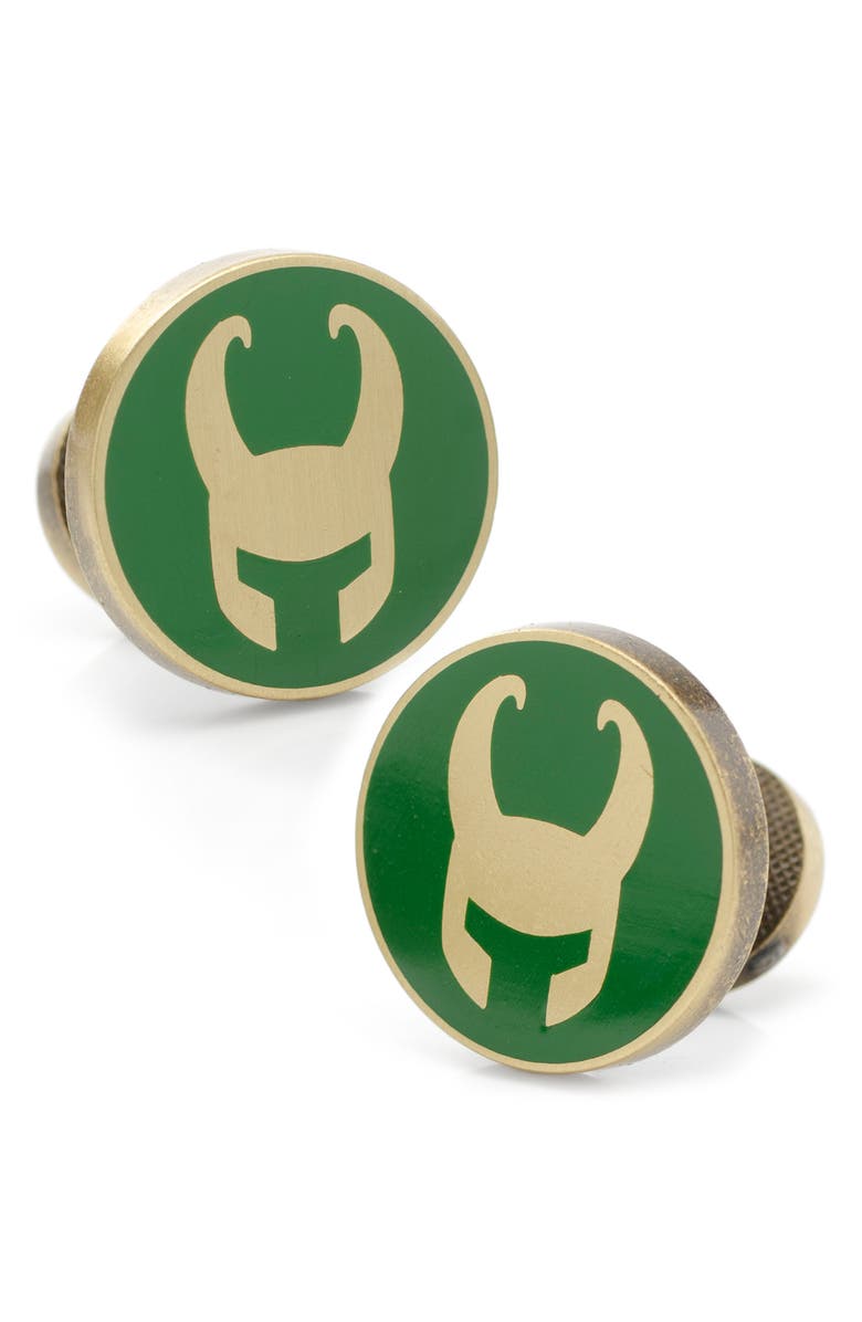 Cufflinks, Inc. Loki Cuff Links, Main, color, Gold
