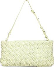 Walter Baker Whitley Woven Leather Clutch
