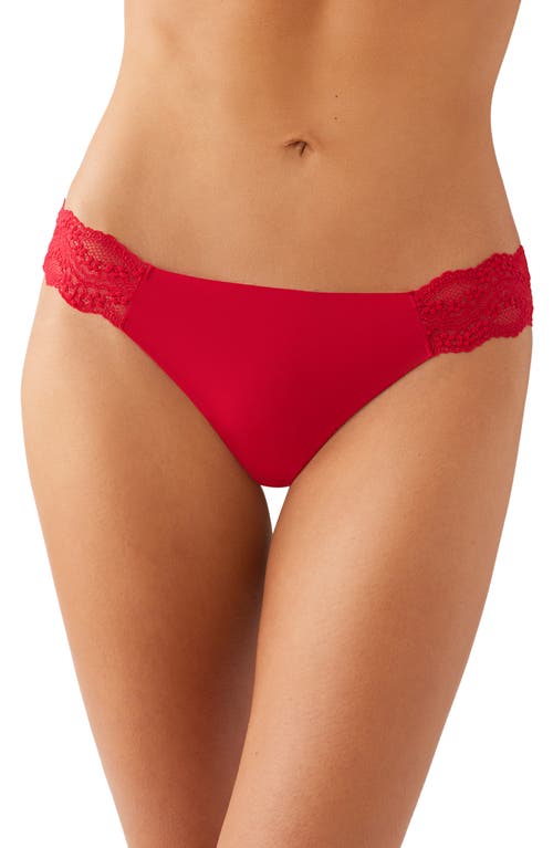 B.tempt'd By Wacoal B.bare Thong In Red