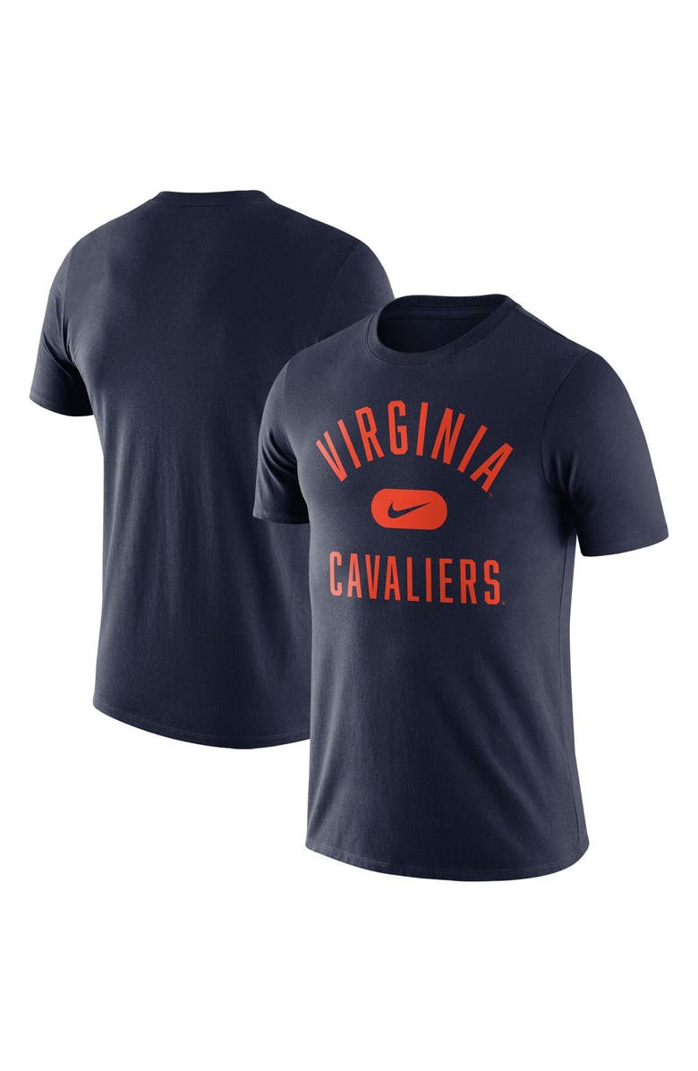 Nike Men's Nike Navy Virginia Cavaliers Team Arch T-Shirt, Main, color, 