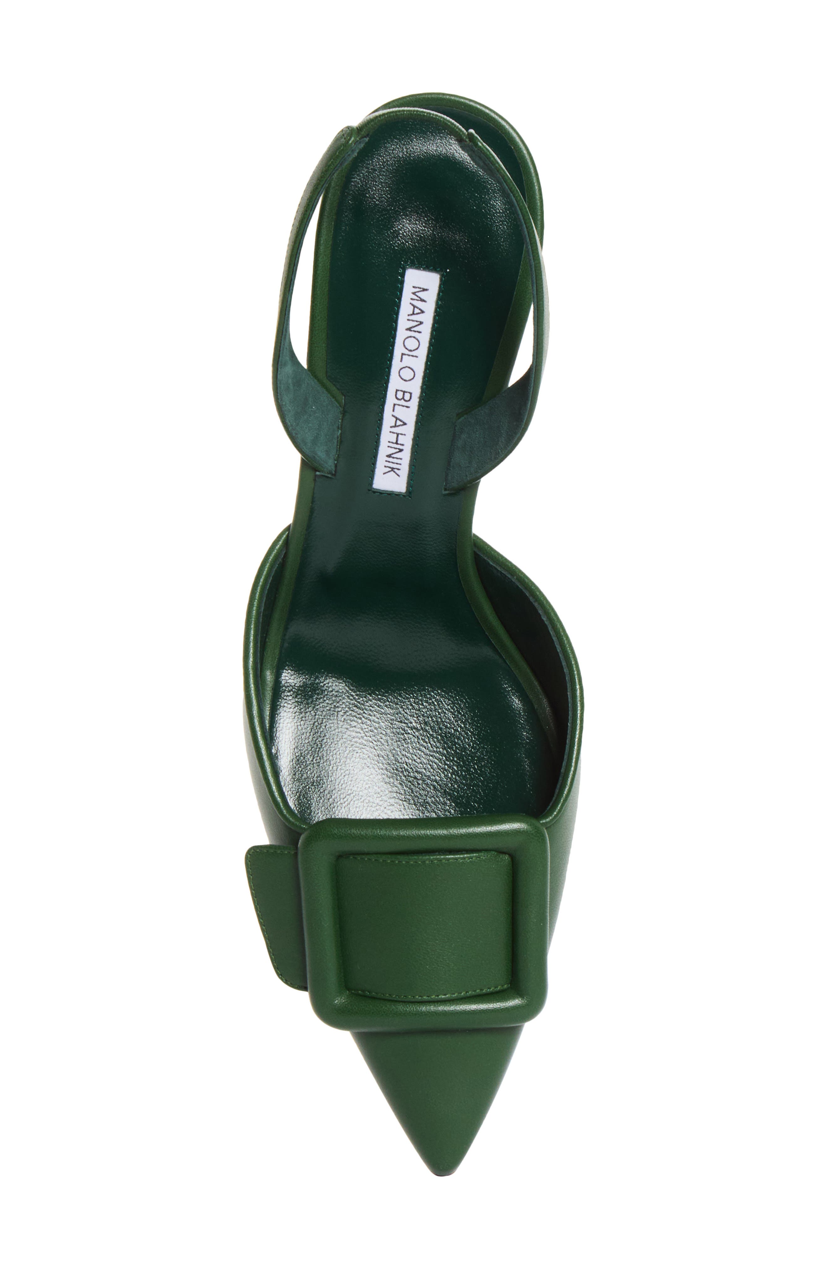 Maysli Buckle Slingback Pump, Alternate, color, GREEN