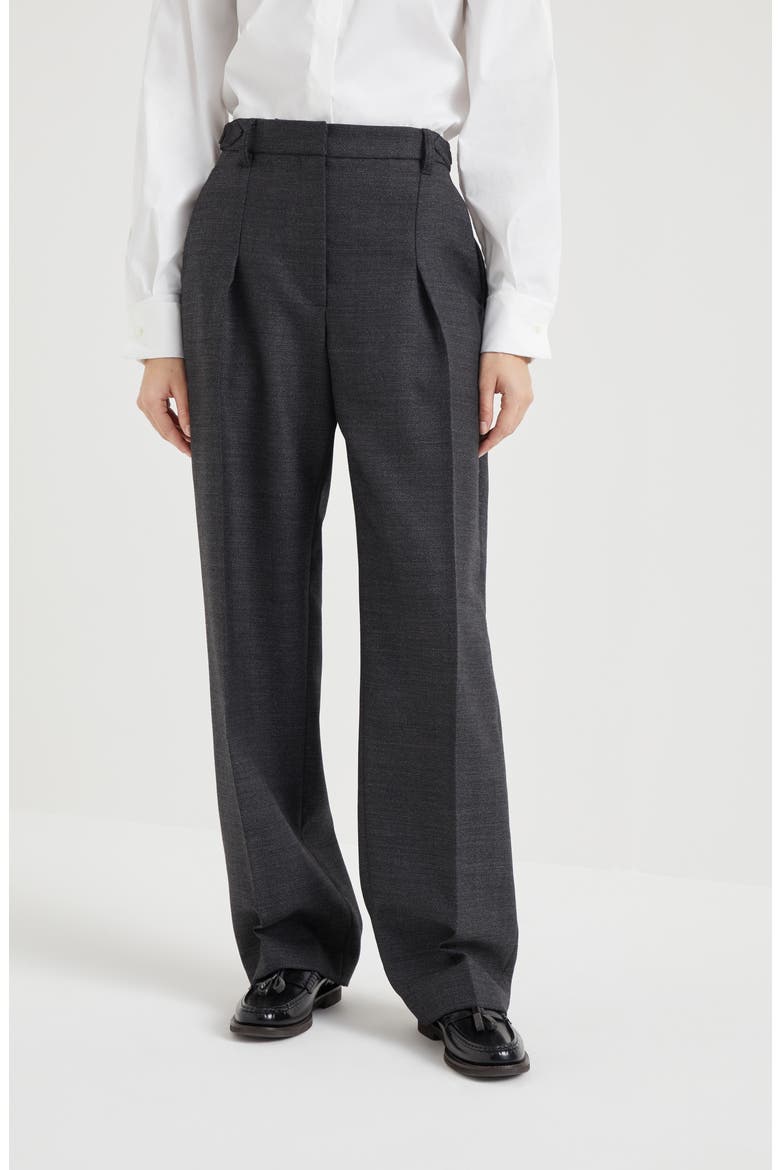 Sartorial Relaxed trousers, Alternate, color, Anthracite