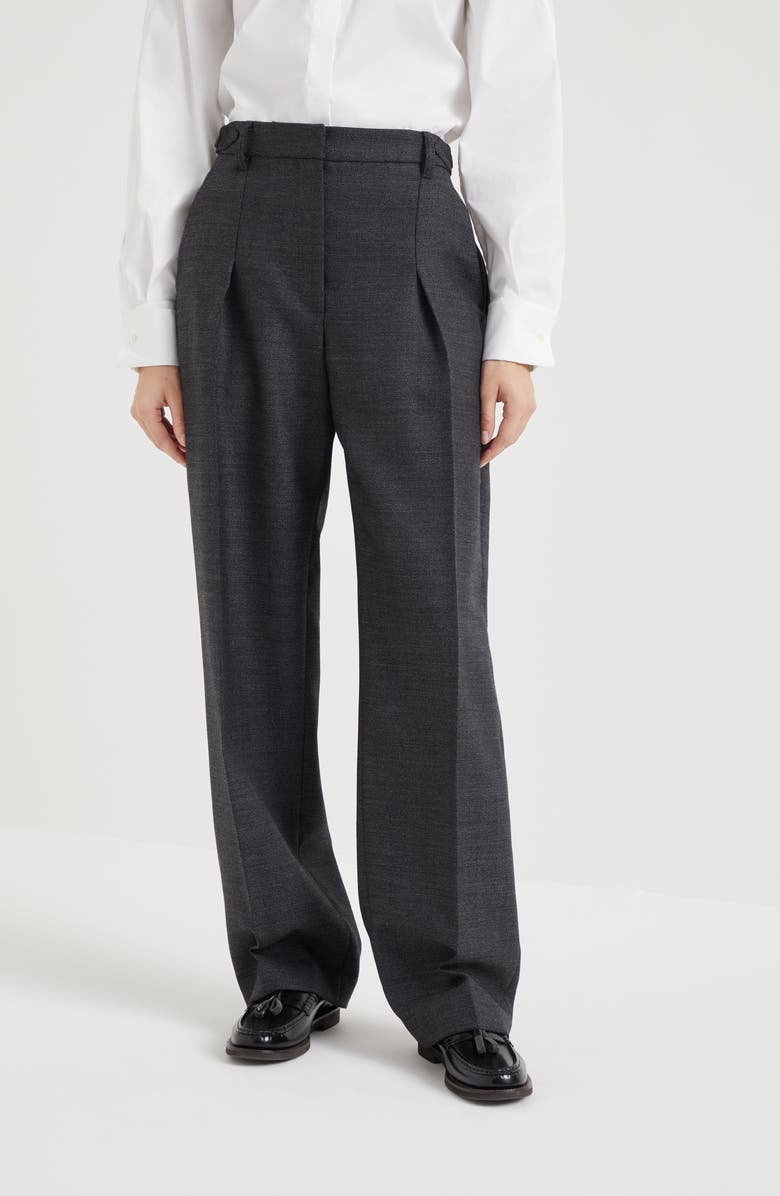 Brunello Cucinelli Sartorial Relaxed trousers, Alternate, color, 