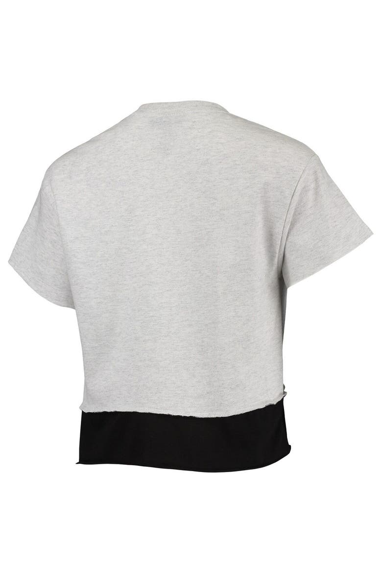 Women's Refried Apparel Heathered Gray Chicago White Sox Cropped T-Shirt, Alternate, color, Heather Gray