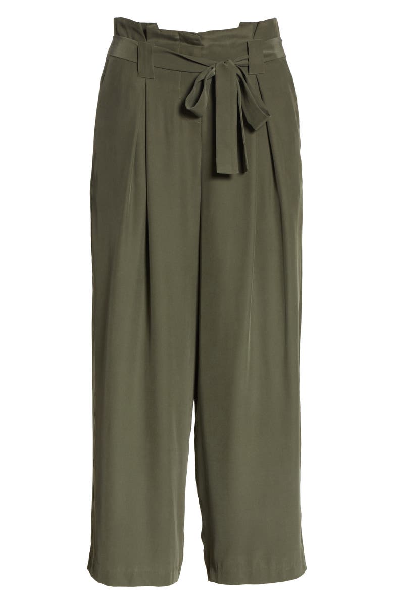 L'AGENCE Samira Paperbag Wide Leg Pants, Alternate, color,