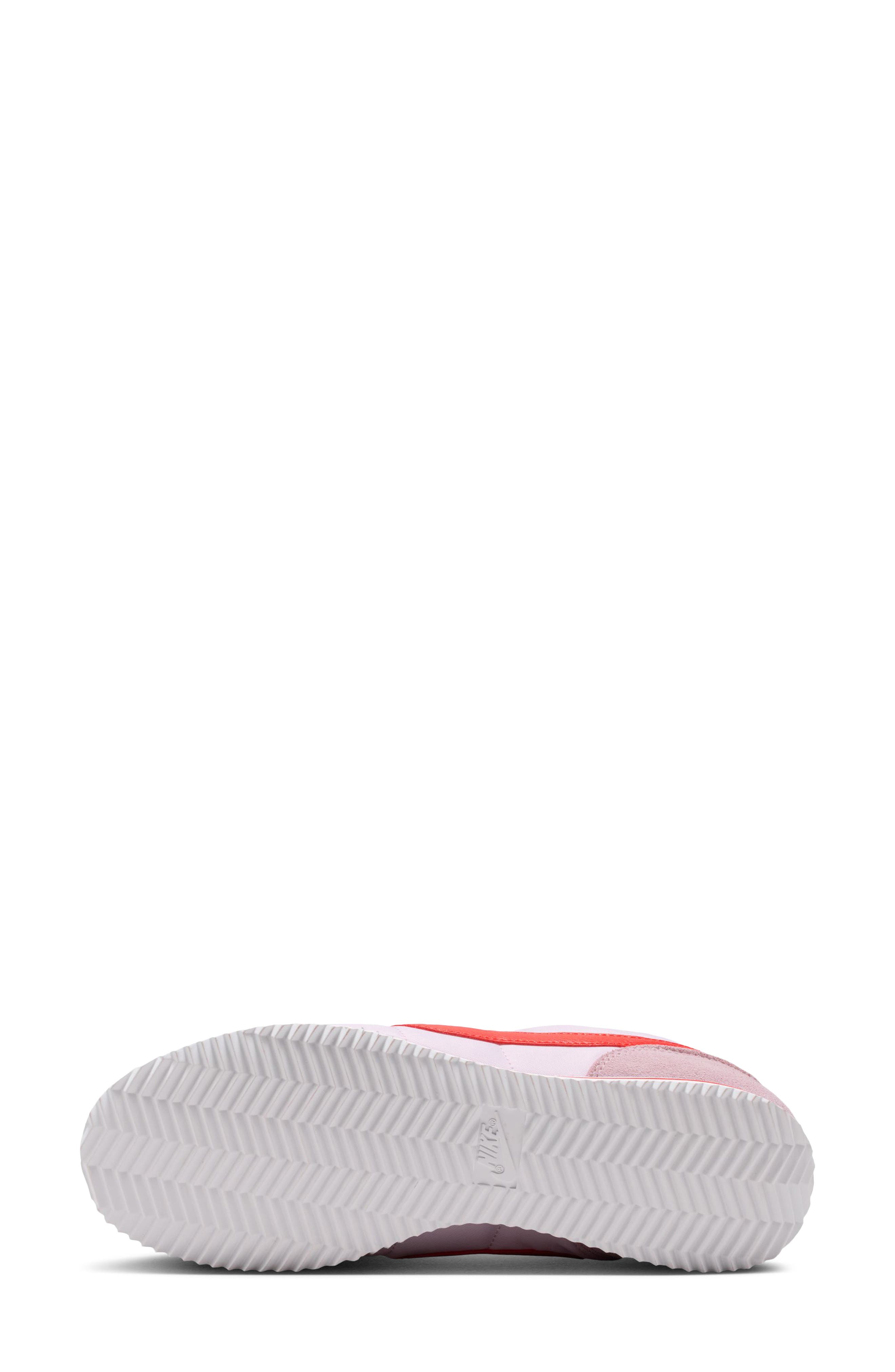 Cortez TXT Sneaker, Alternate, color, PINK/ CRIMSON/ WHITE/ ORANGE