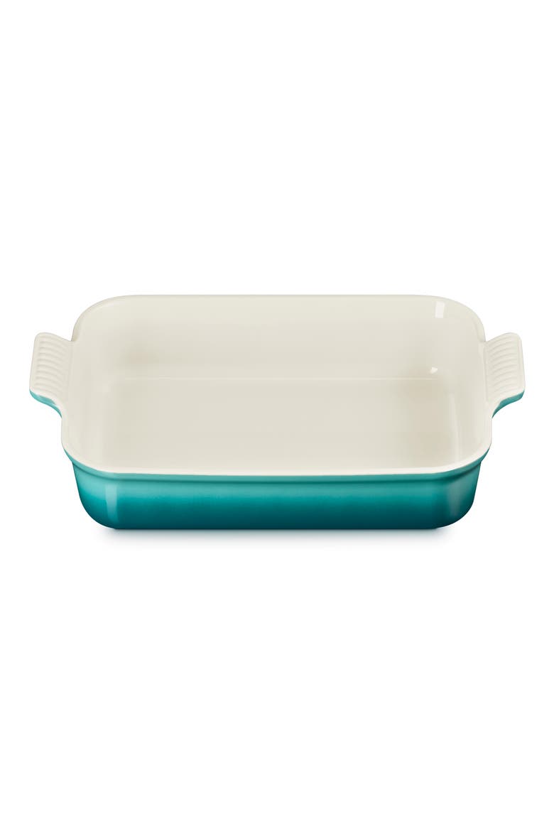 Heritage 4-Quart Rectangular Stoneware Dish, Alternate, color, RIVIERA