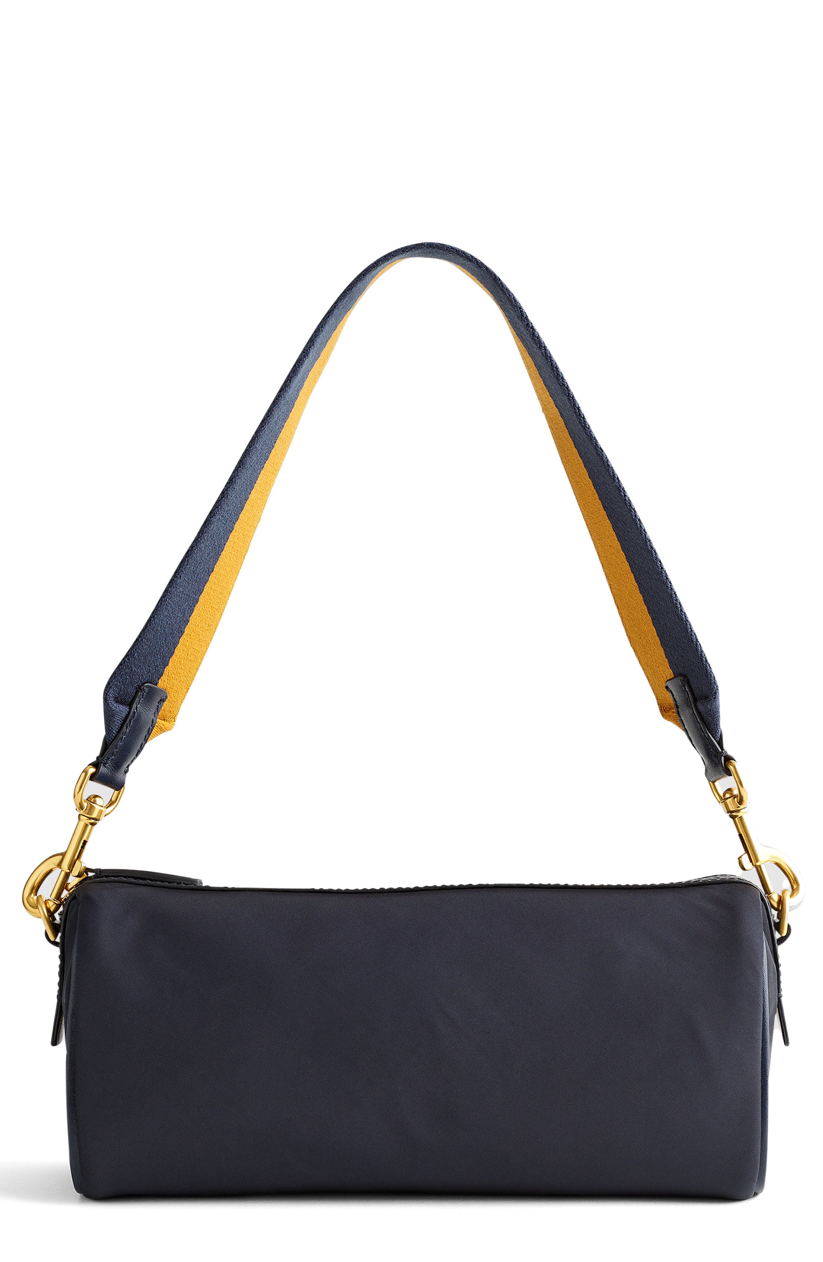 Sloane Nylon Shoulder Bag, Main, color, DEEP INDIGO