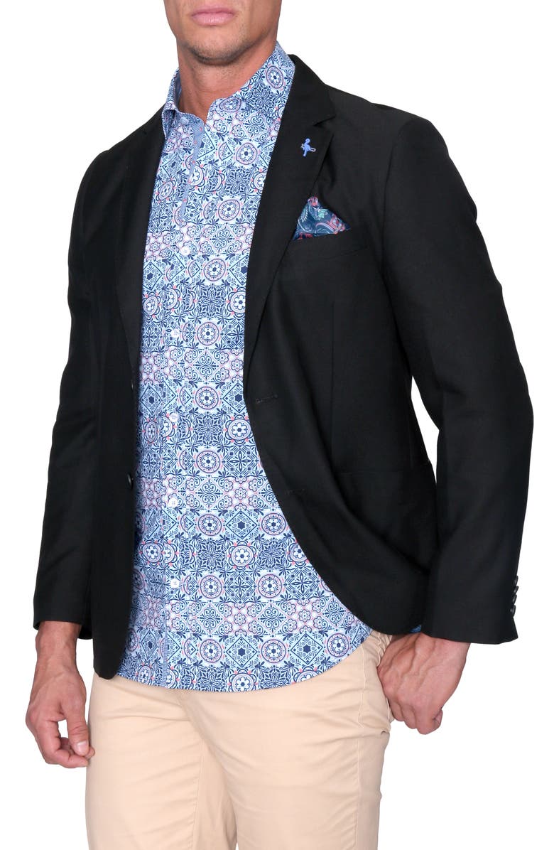 TailorByrd Textured Solid Sportcoat, Alternate, color, 