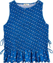 Madewell Side Tie Smocked Tank
