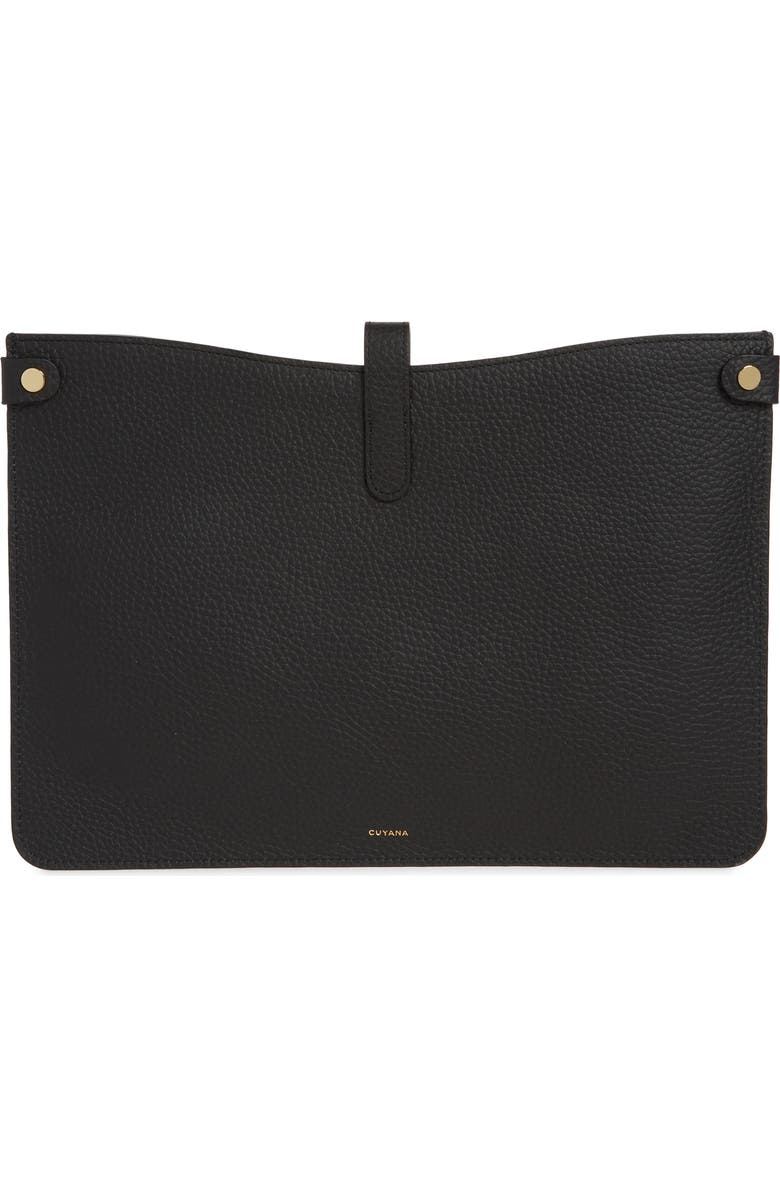 Cuyana System 13-Inch Leather Laptop Sleeve, Alternate, color,