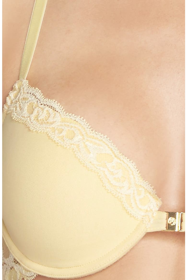 Feathers Contour Underwire T-Back Bra, Alternate, color, YUZU