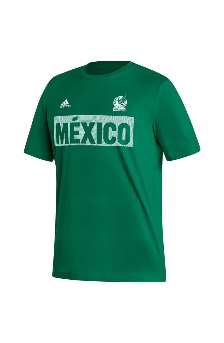 adidas Men's adidas Kelly Green Mexico National Team Culture Bar T-Shirt, Alternate, color, 