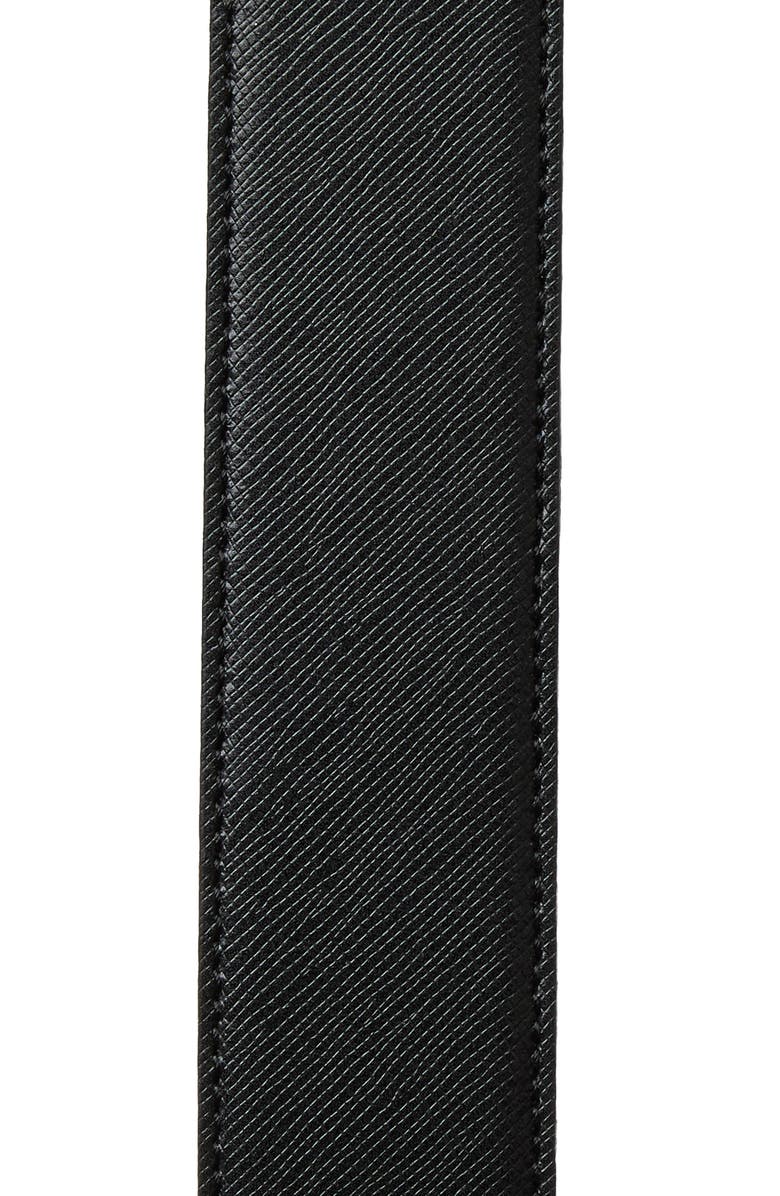 Bruno Magli Luca Leather Belt, Alternate, color, Black/ Dark Brown