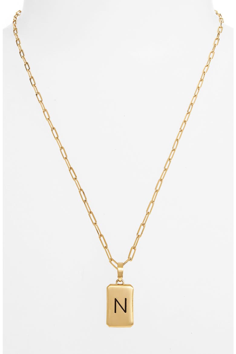 Initial Pendant Necklace, Alternate, color, GOLD N