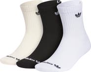 adidas Assorted 3-Pack Trefoil 2.0 High Quarter Socks