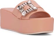 BEAUTIISOLES Dita Platform Slide Sandal