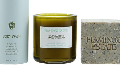 Flamingo Estate Douglas Fir & Peppermint Morning Set In Green