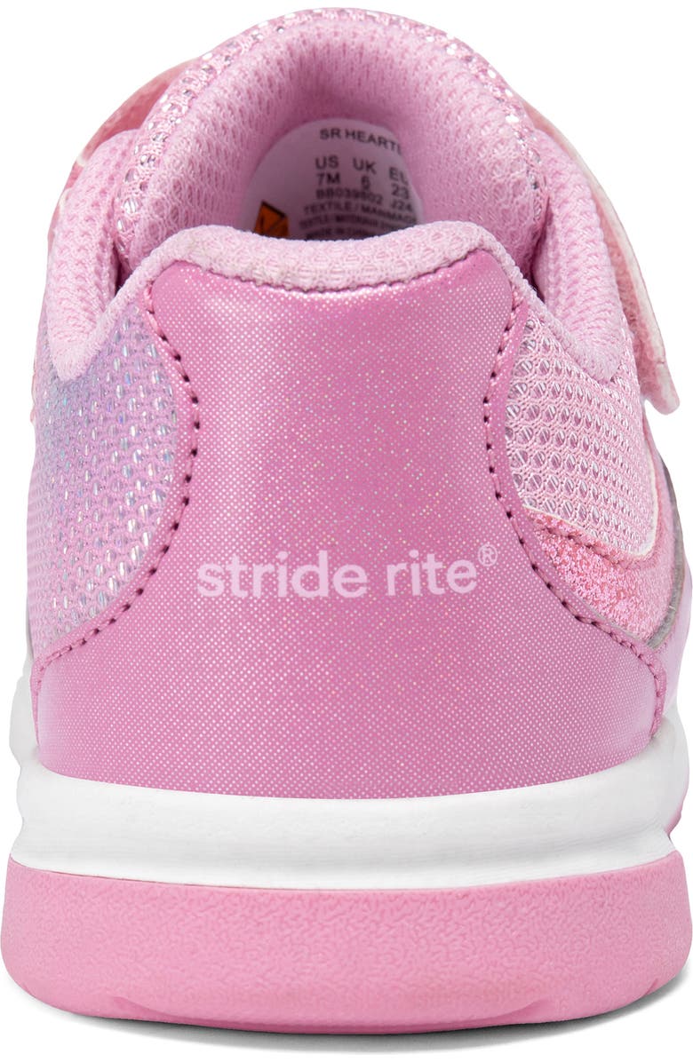 Stride Rite Kids' Lighted Heart Sneaker, Alternate, color, Pink