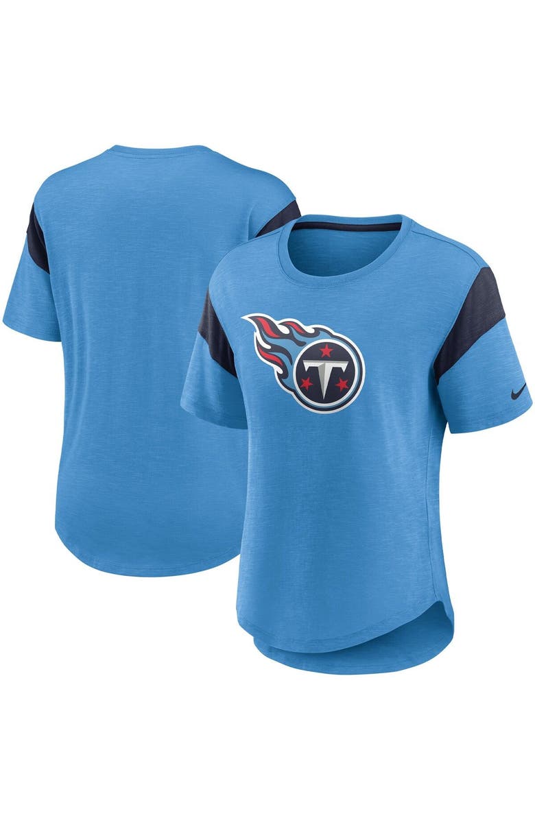 Nike Women's Nike Light Blue Tennessee Titans Primary Logo Fashion Top, Main, color, Light Blue