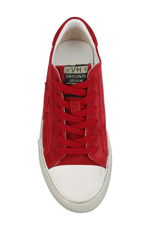Vintage Havana Amaze Platform Metallic Sneaker In Red