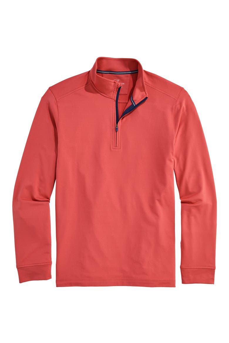 Performance Club Quarter-Zip Pullover, Main, color, MARINER