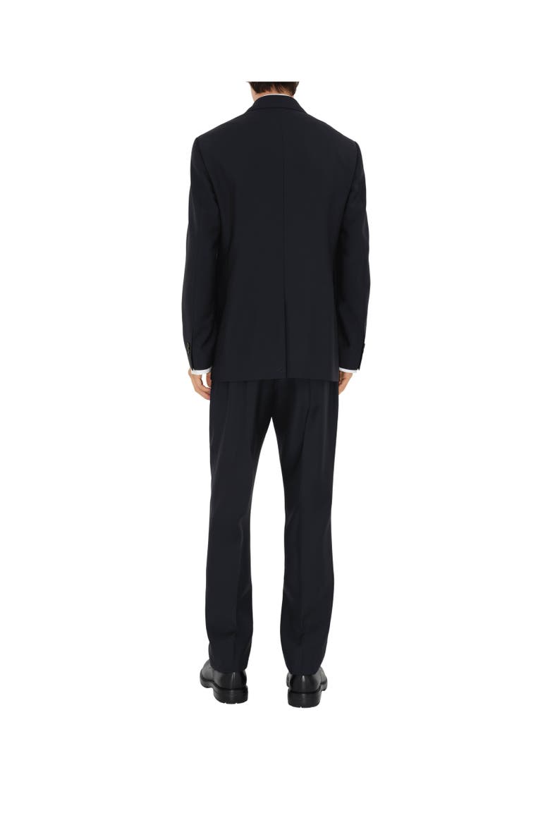 Wool Tailored Trousers, Alternate, color, Navy