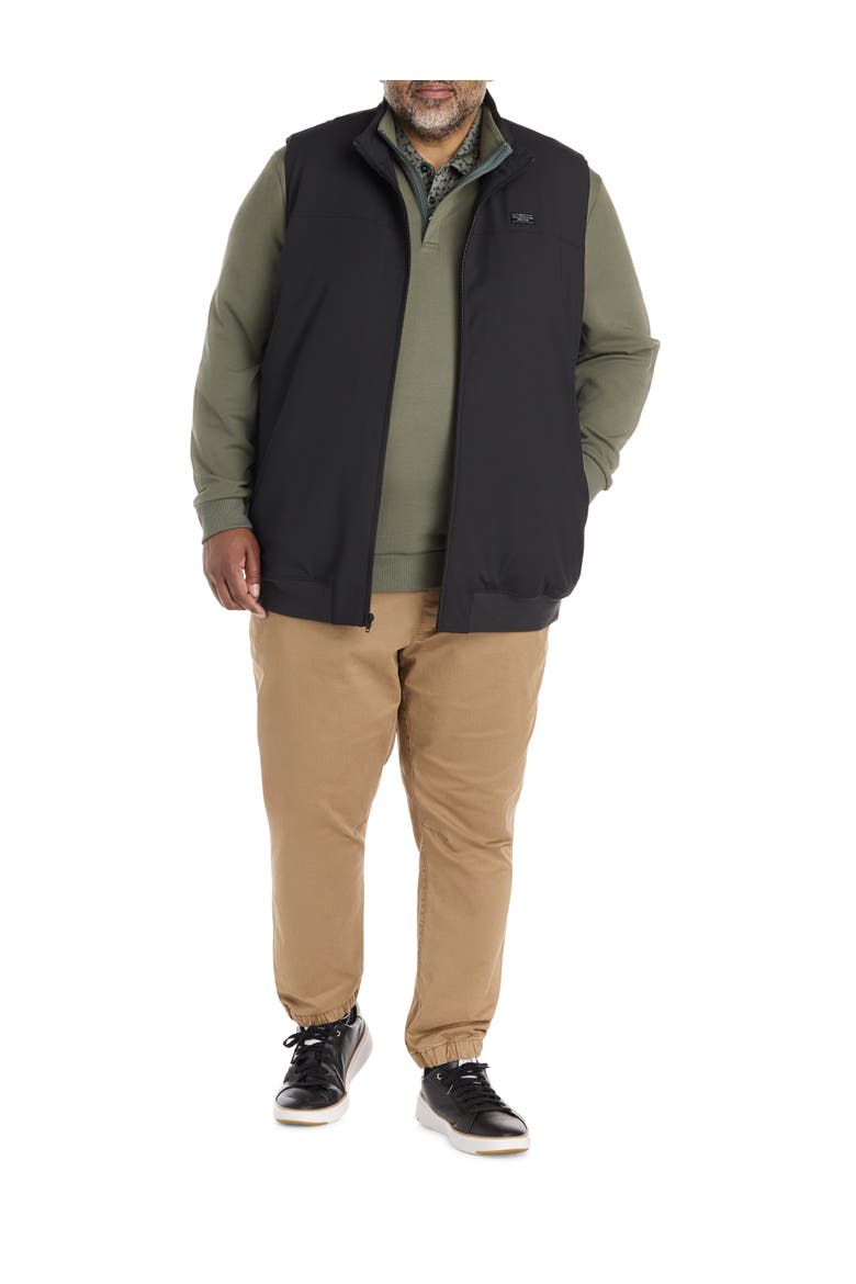 Big & Tall Featherweight Caves Polo Shirt, Alternate, color, DARK OLIVE
