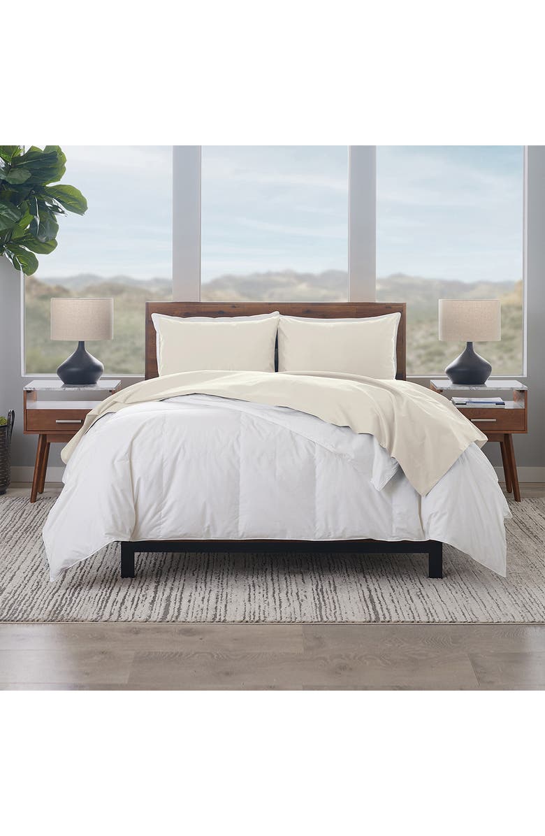 ELLA JAYNE HOME 1200 Thread Count Cotton Sateen 4-Piece Sheet Set, Alternate, color, Ivory