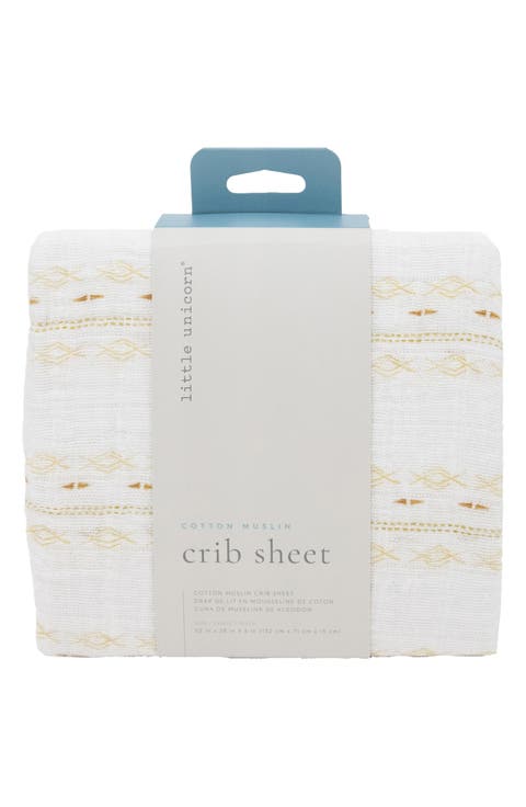 Cotton Muslin Crib Sheet