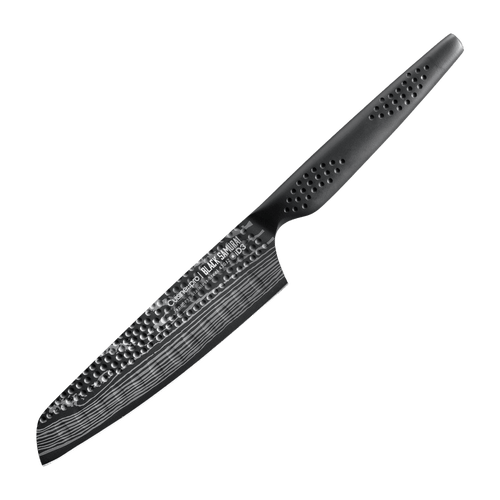 Cuisine::pro Id3 Black Samurai 5" Try Me Santoku Knife In Gray
