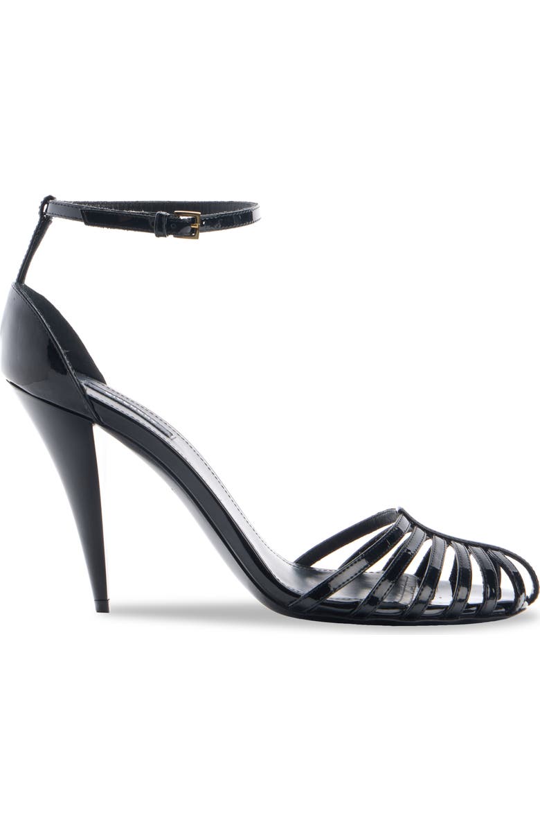 Givenchy Cage Sandal, Alternate, color, Black