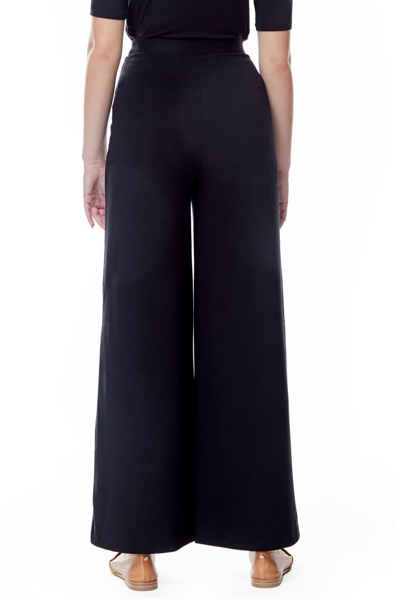 Julianna Ponte Pants, Alternate, color, BLACK
