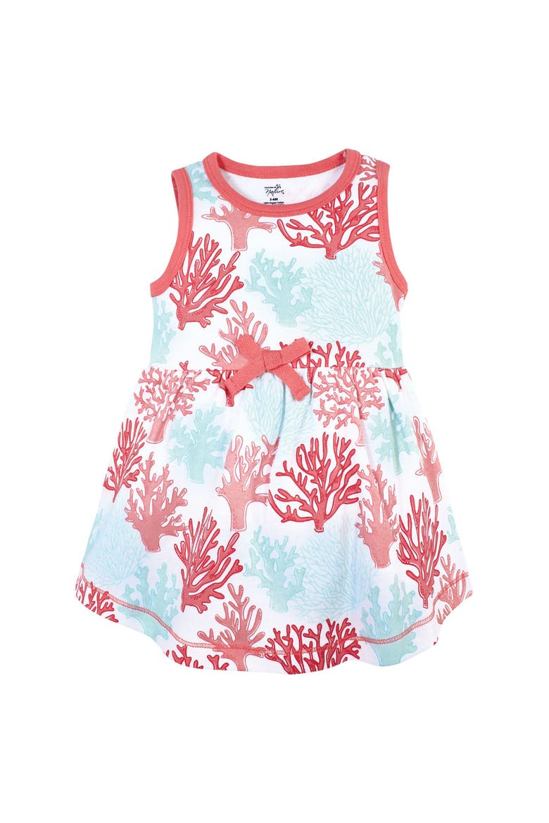 2Pk Organic Sleeveless Dresses, Alternate, color, Coral Reef