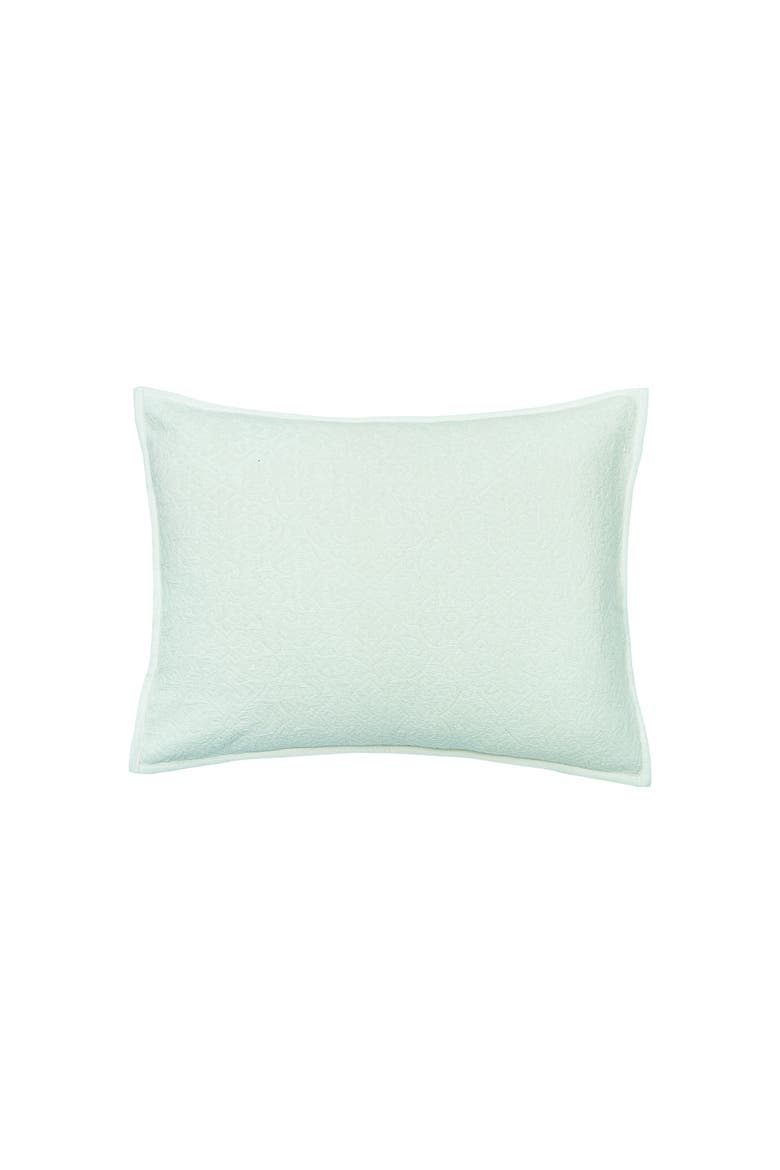 Chander Sea Glass Cotton Standard Pillow Sham, Main, color, Blue