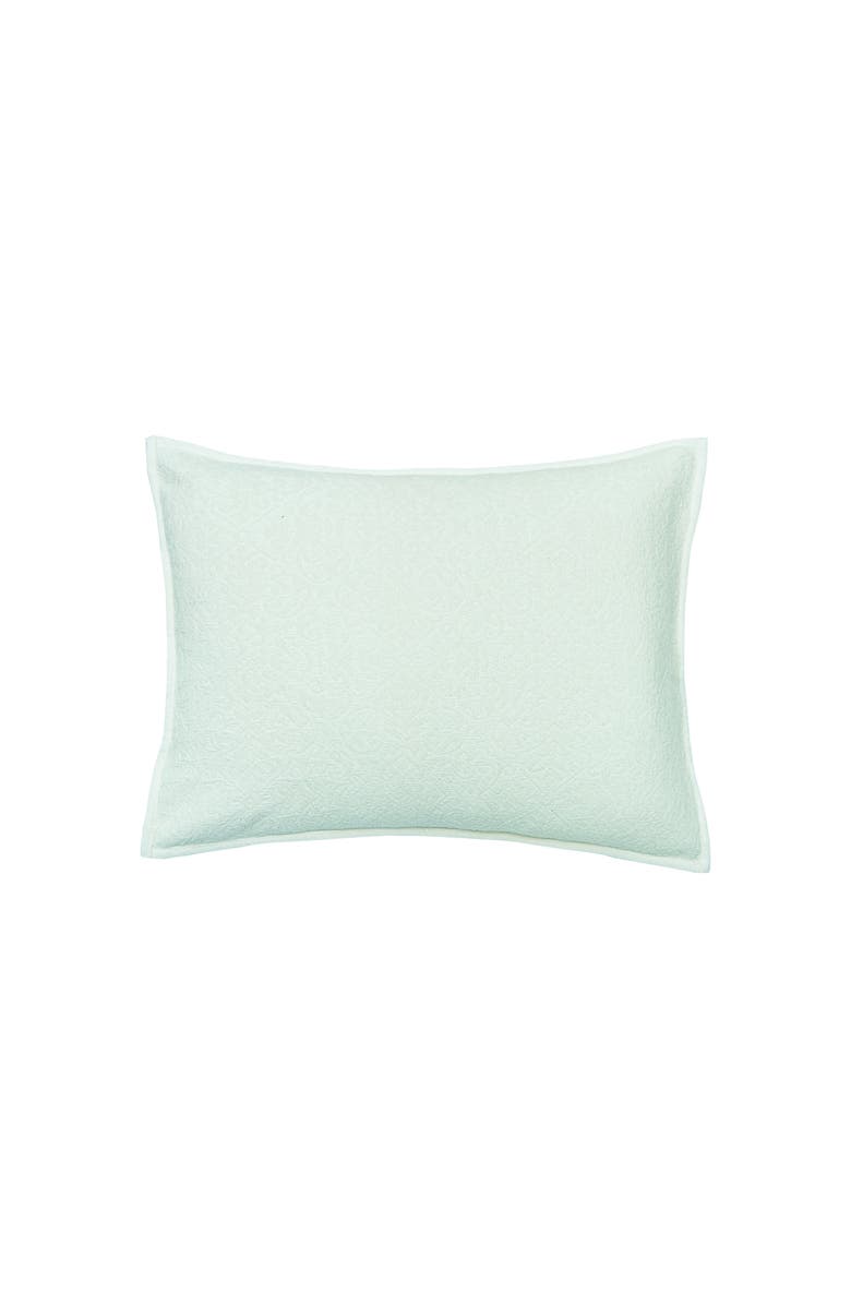 ELISABETH YORK Chander Sea Glass Cotton Standard Pillow Sham, Main, color, Blue