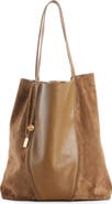Chloé Medium Spin Leather & Suede Tote