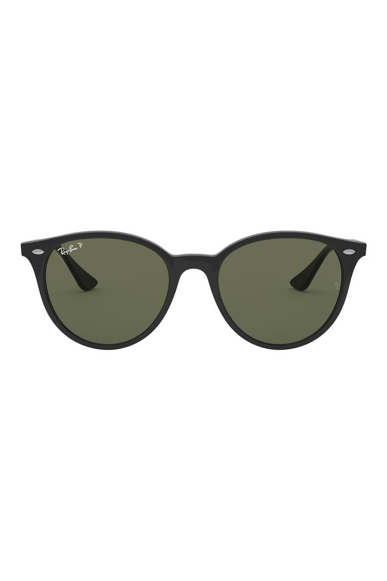 53mm Polarized Phantos Sunglasses, Main, color, BLACK / GREEN