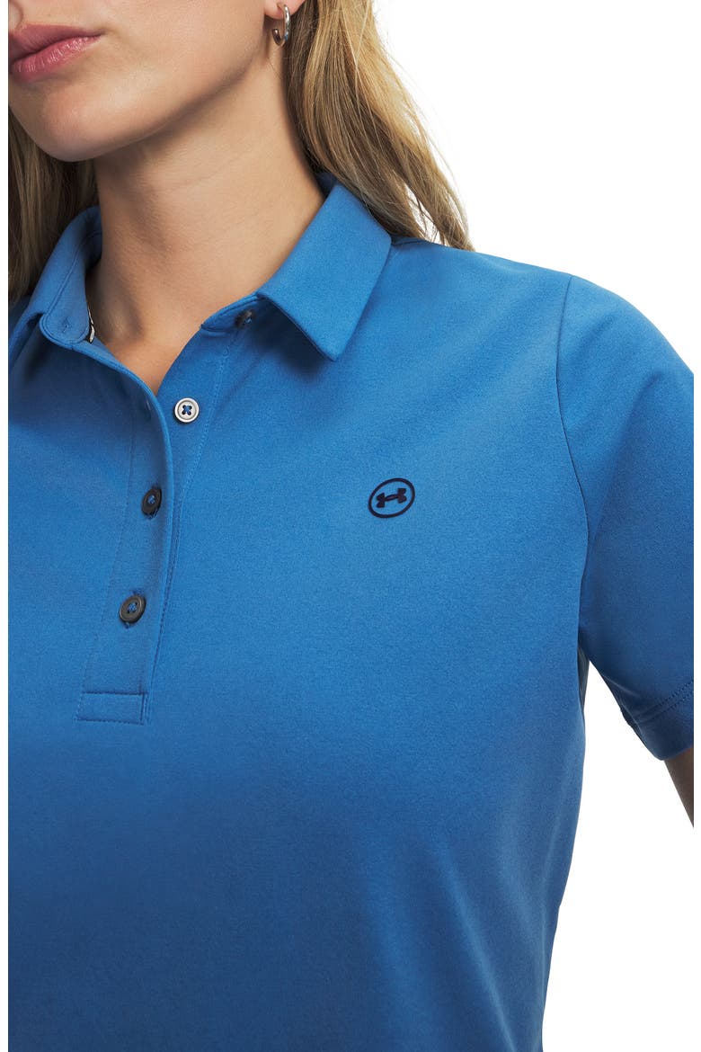 Armour Drive Performance Polo, Alternate, color, AEGEAN BLUE
