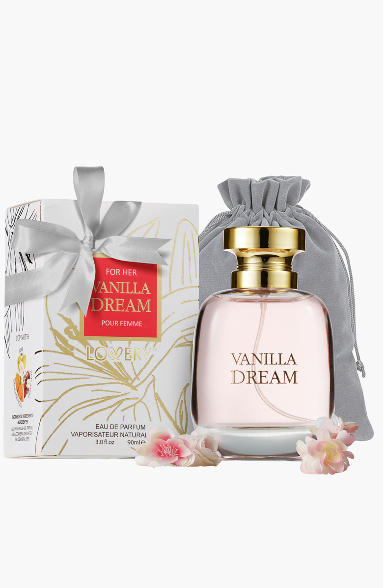 Lovery Vanilla Dream Eau De Parfum Gift Set, Alternate, color, Light Pink / Gold / White